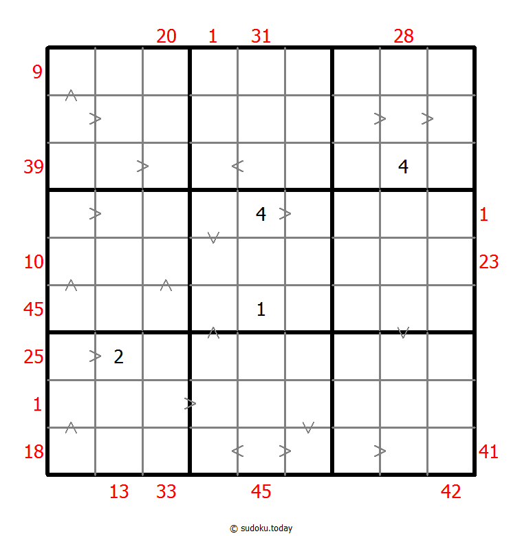 混合数独（前X数和+数比） #26339
