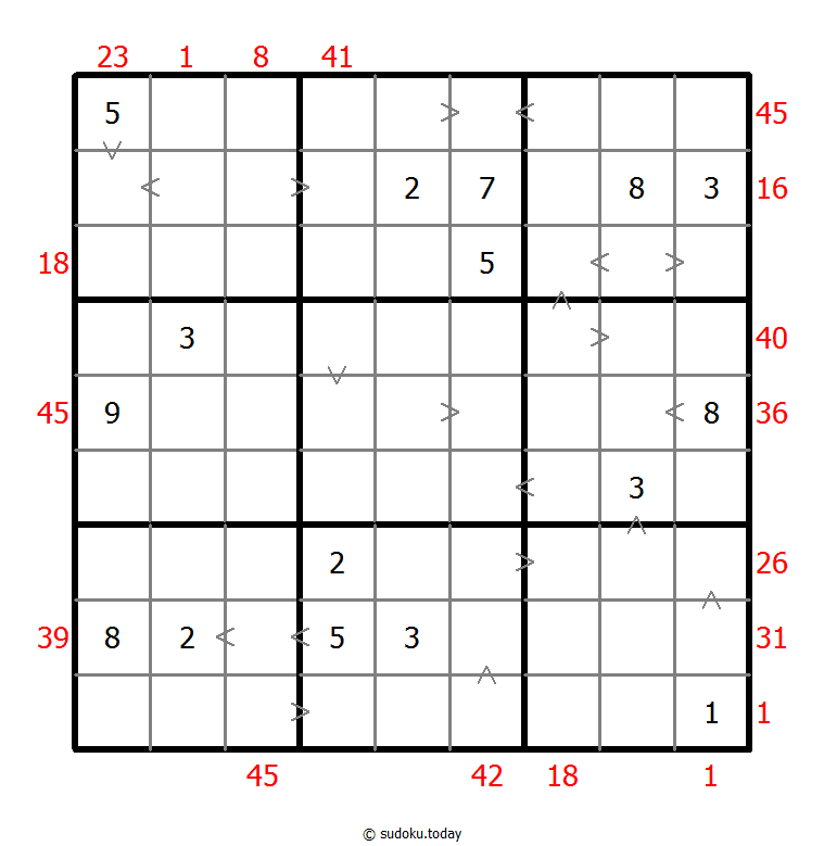 混合数独（前X数和+数比） #26347