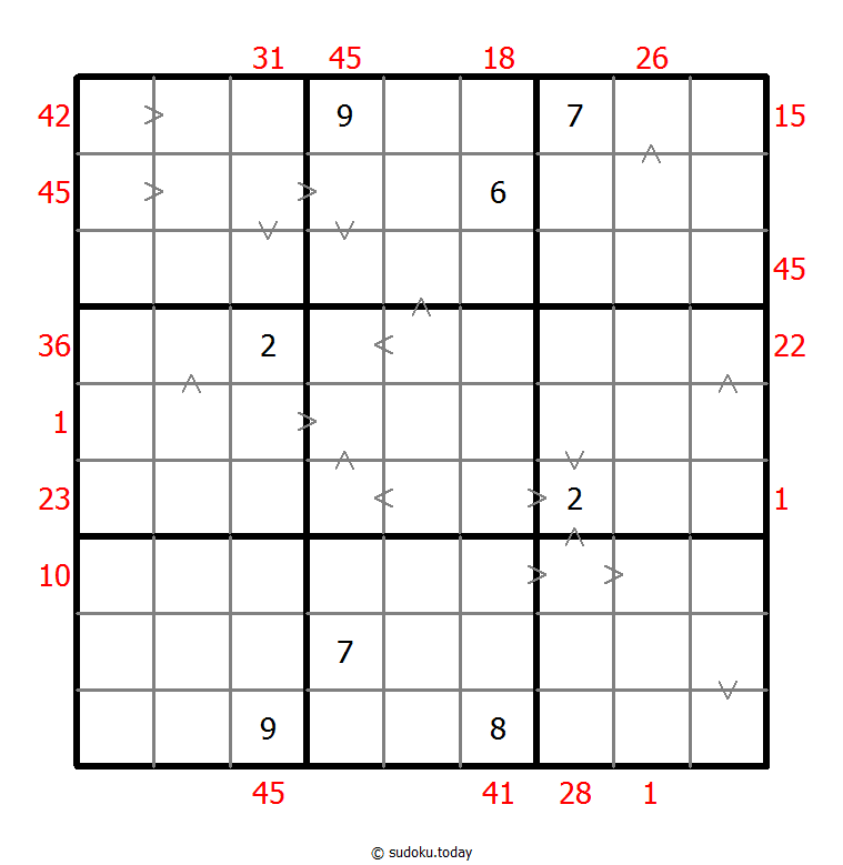 混合数独（前X数和+数比） #26355