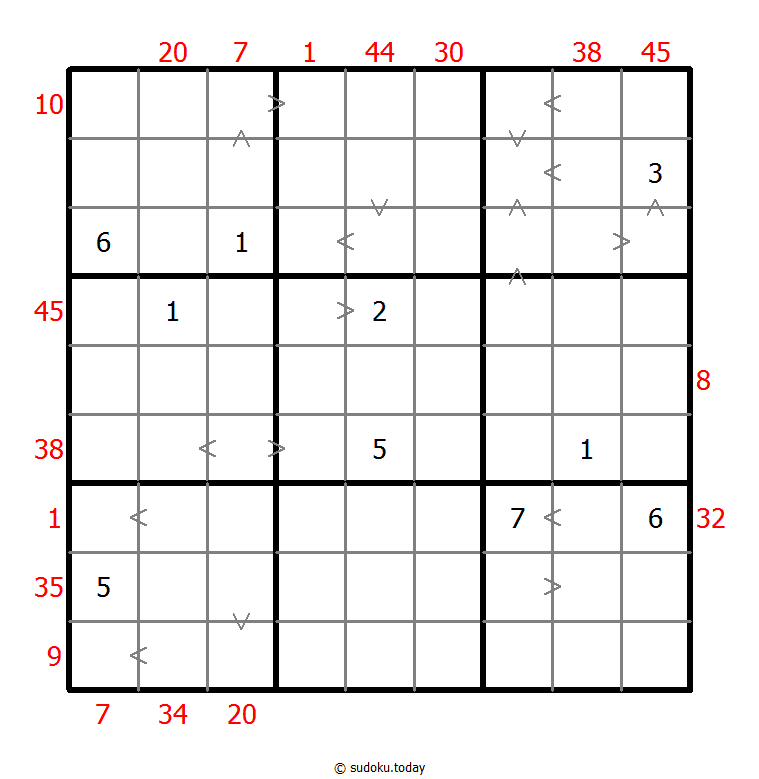 混合数独（前X数和+数比） #26358