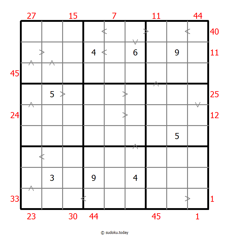 混合数独（前X数和+数比） #26359