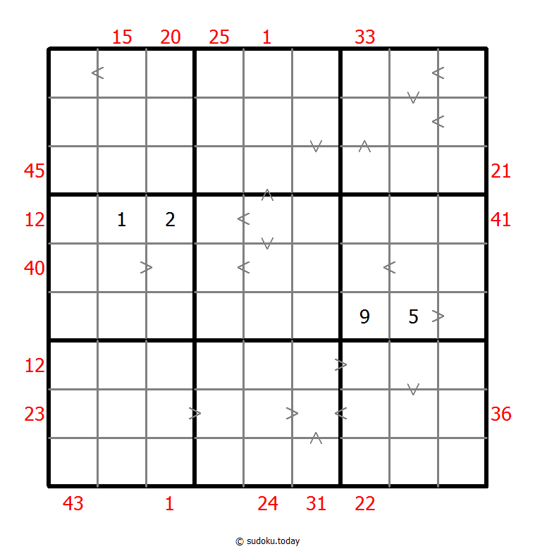 混合数独（前X数和+数比） #26374
