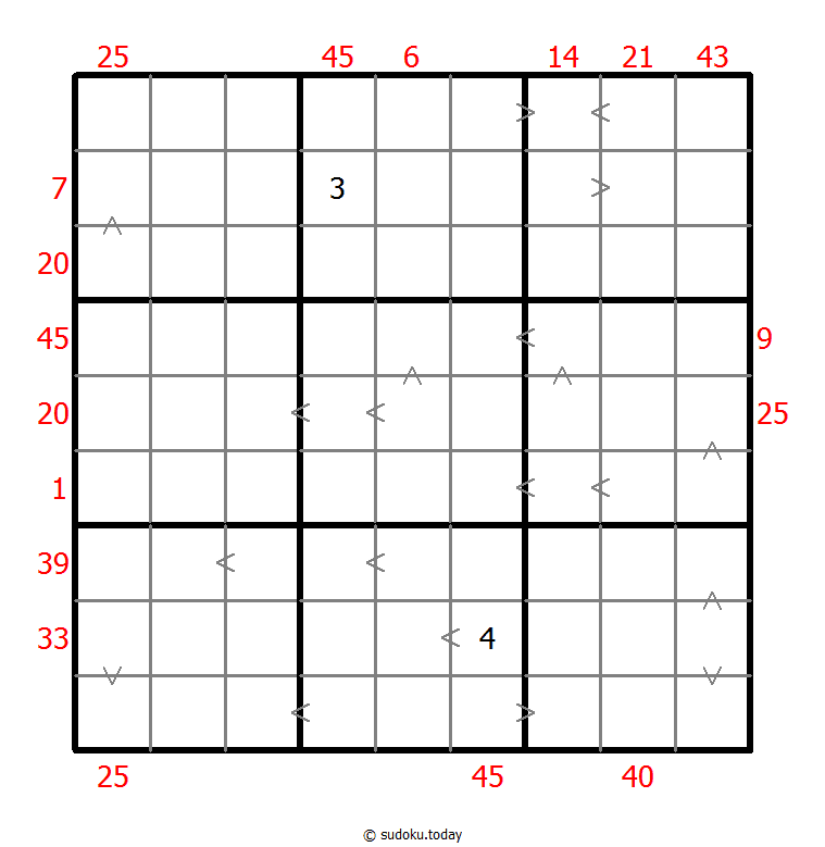 混合数独（前X数和+数比） #26394