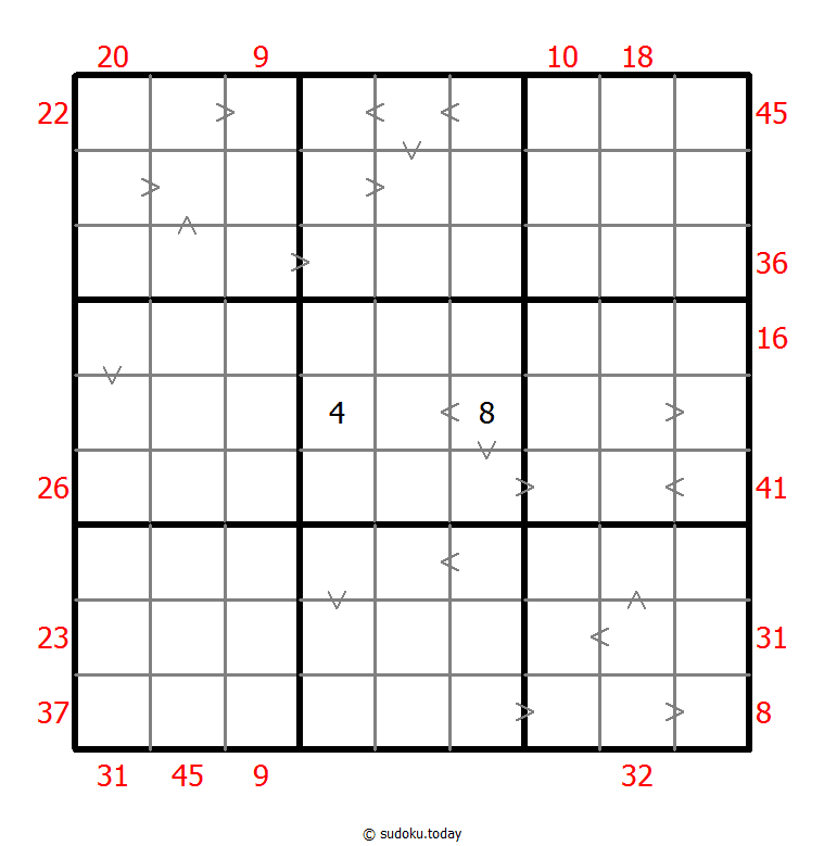 混合数独（前X数和+数比） #26421