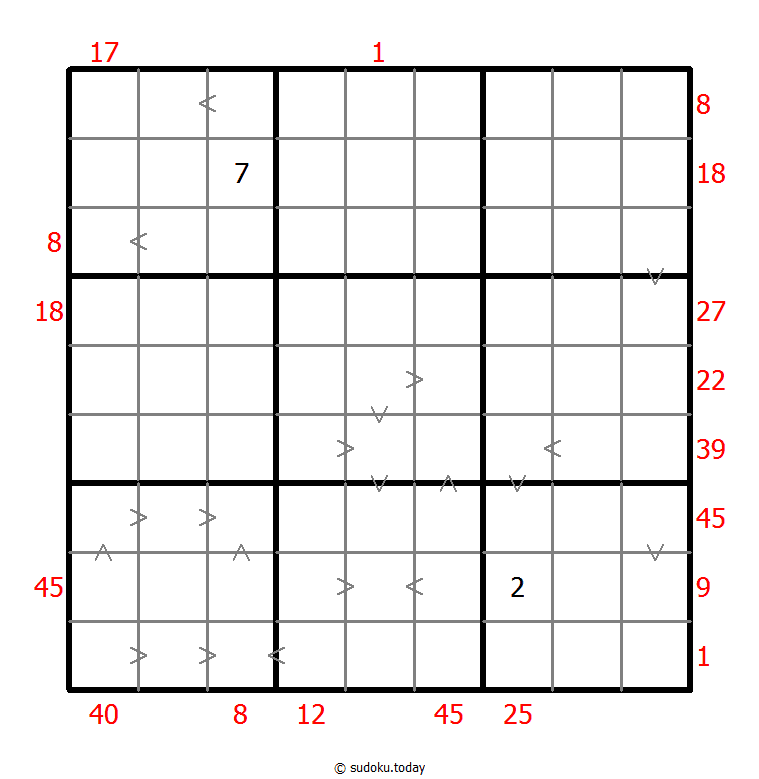 混合数独（前X数和+数比） #26427
