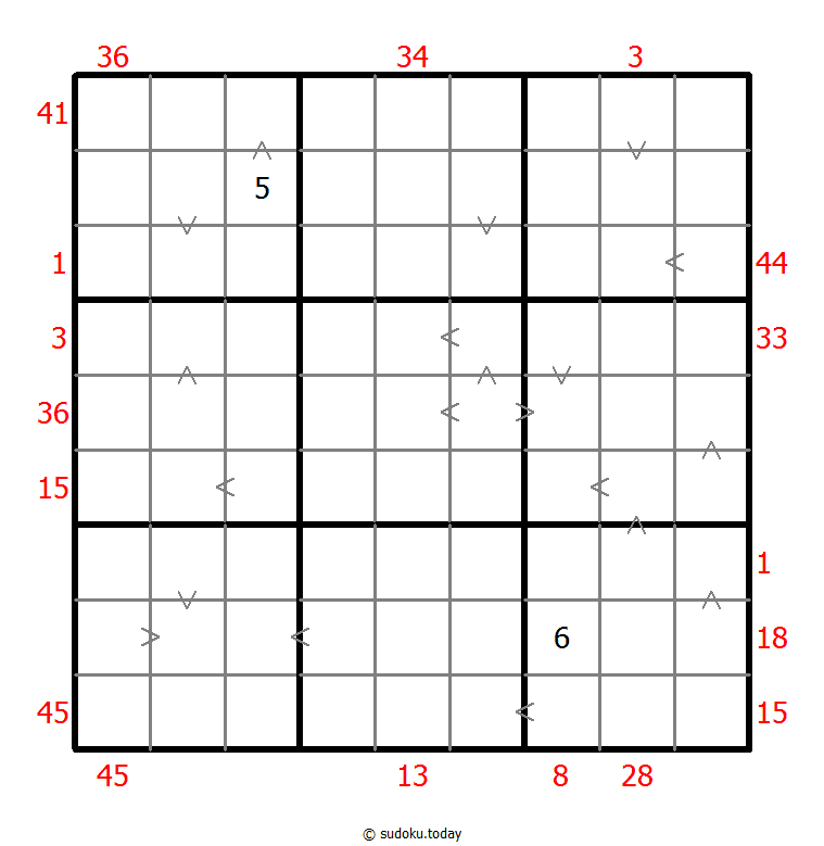 混合数独（前X数和+数比） #26435