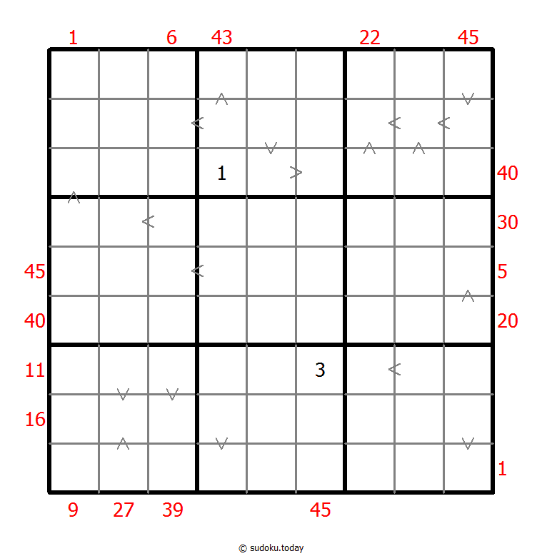 混合数独（前X数和+数比） #26436