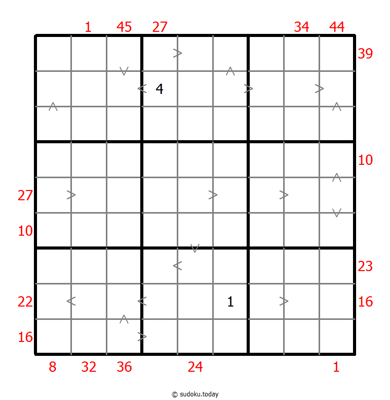 混合数独（前X数和+数比） #26451