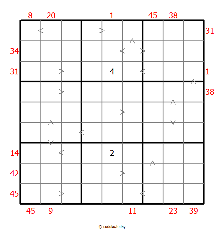 混合数独（前X数和+数比） #26452