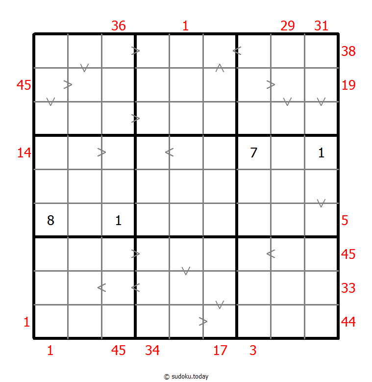 混合数独（前X数和+数比） #26458