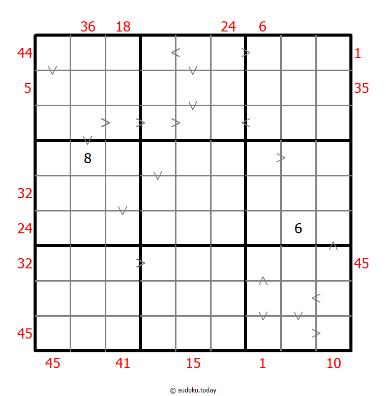 混合数独（前X数和+数比） #26476