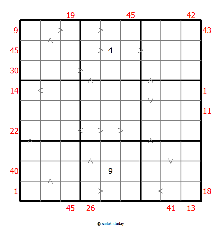 混合数独（前X数和+数比） #26523