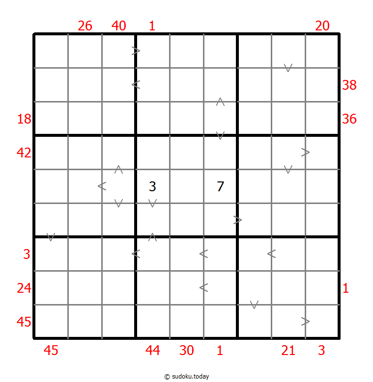 混合数独（前X数和+数比） #26525