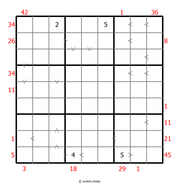 混合数独（前X数和+数比） #26544
