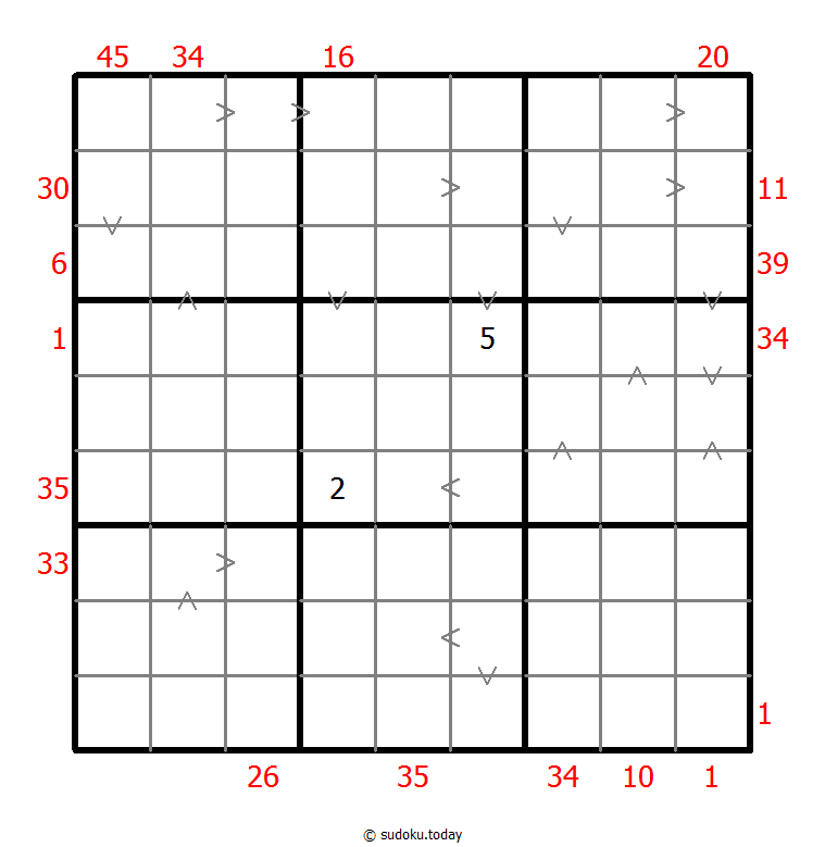 混合数独（前X数和+数比） #26562