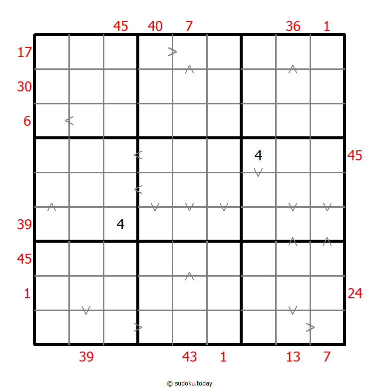 混合数独（前X数和+数比） #26572