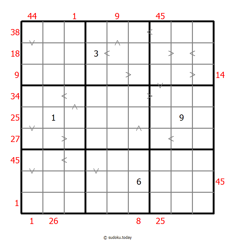 混合数独（前X数和+数比） #26573