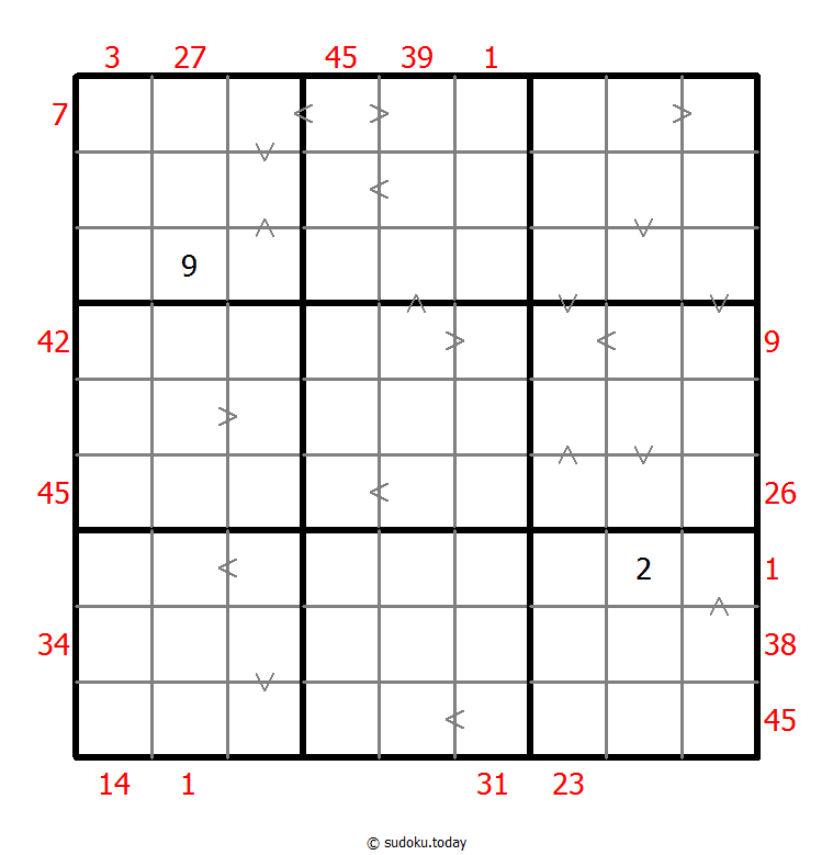 混合数独（前X数和+数比） #26585