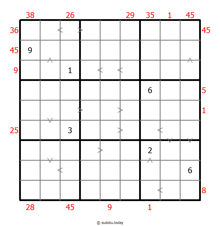 混合数独（前X数和+数比） #26598