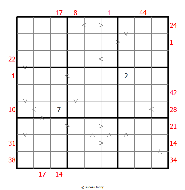 混合数独（前X数和+数比） #26599