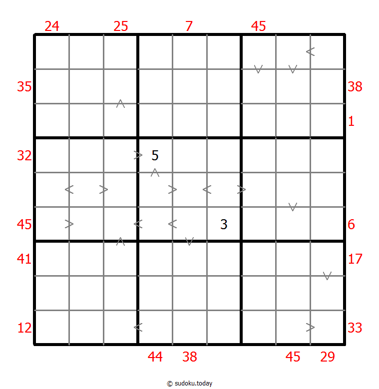 混合数独（前X数和+数比） #26603