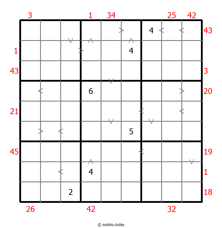 混合数独（前X数和+数比） #26643