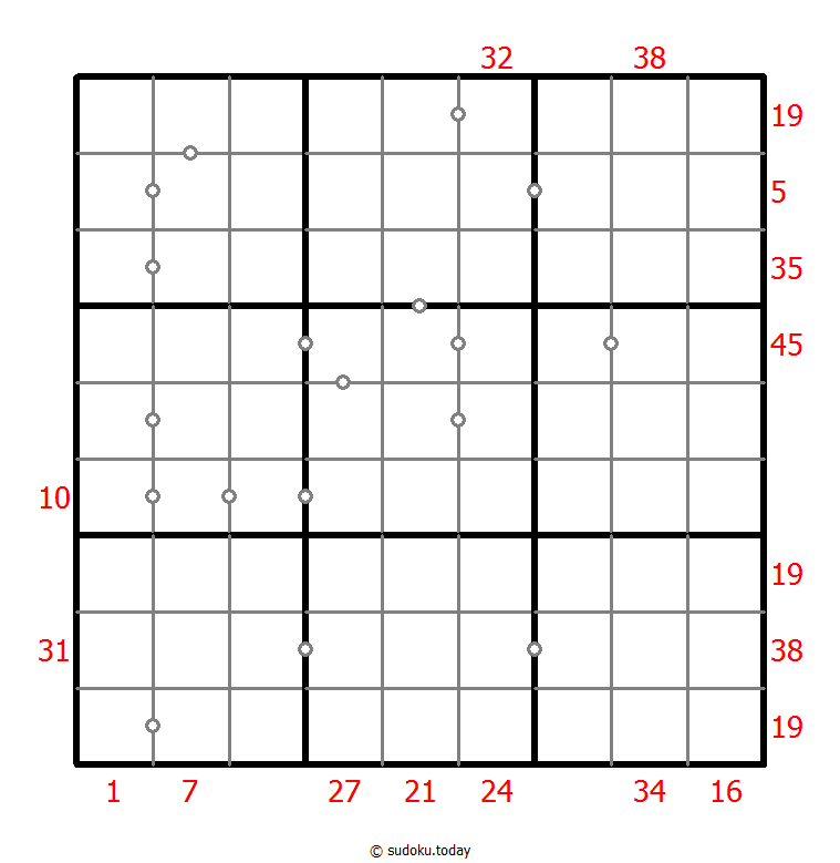 混合数独(XSum+连续)
