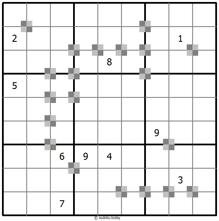双色蛋糕数独 #64764