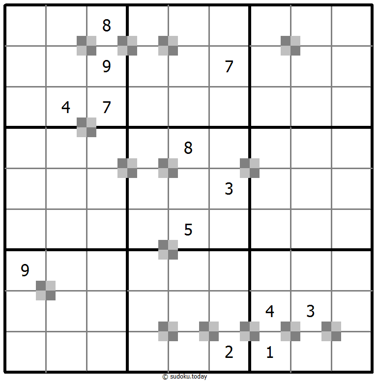 双色蛋糕数独 #64765