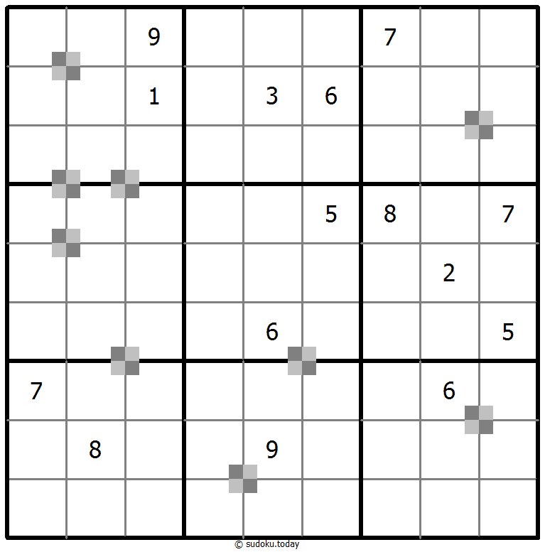 双色蛋糕数独 #64776
