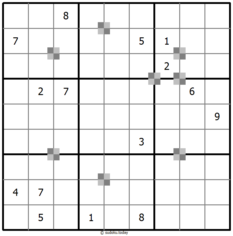 双色蛋糕数独 #64779