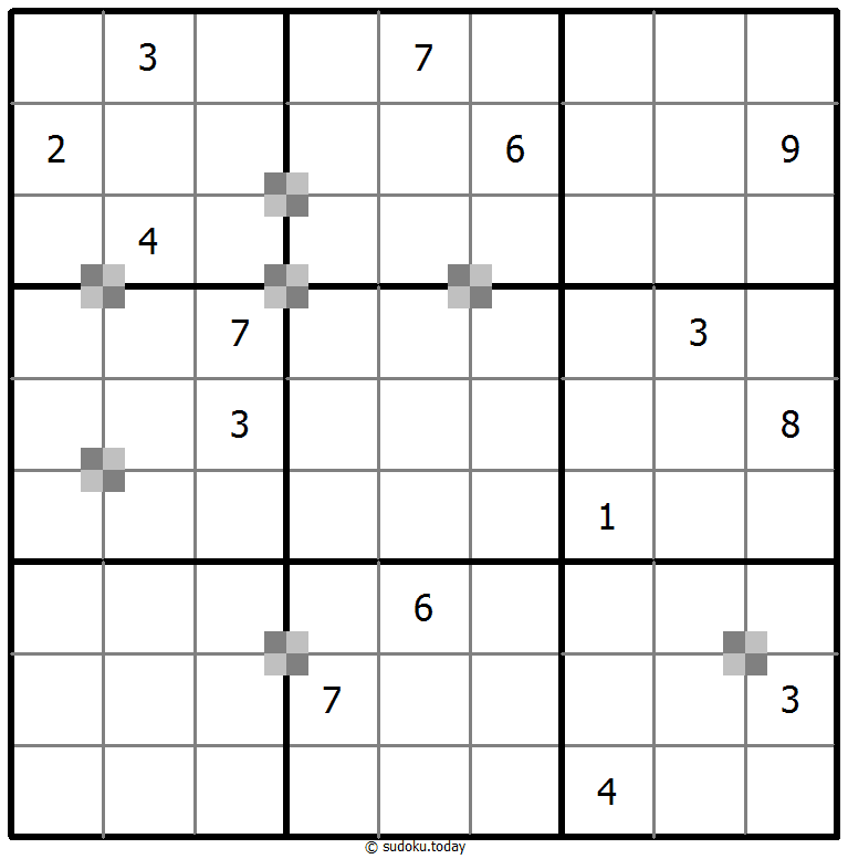 双色蛋糕数独 #64803