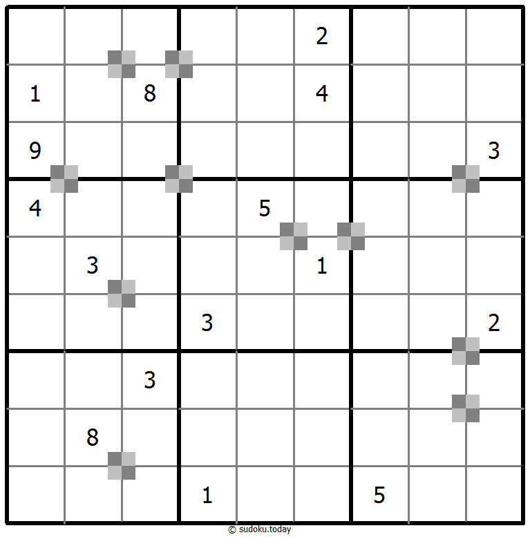 双色蛋糕数独 #64805