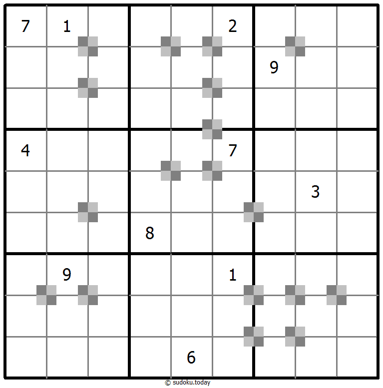 双色蛋糕数独 #64809