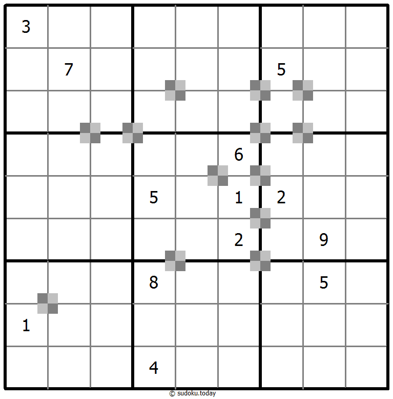 双色蛋糕数独 #64813