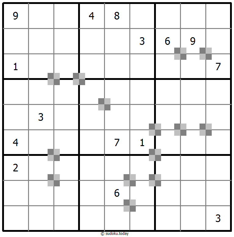 双色蛋糕数独 #64821