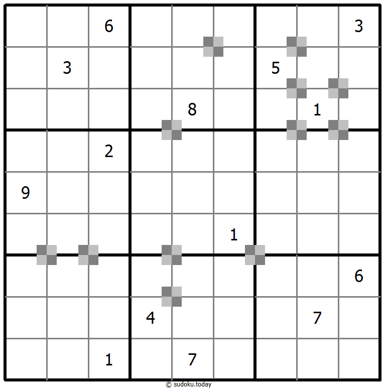 双色蛋糕数独 #64823