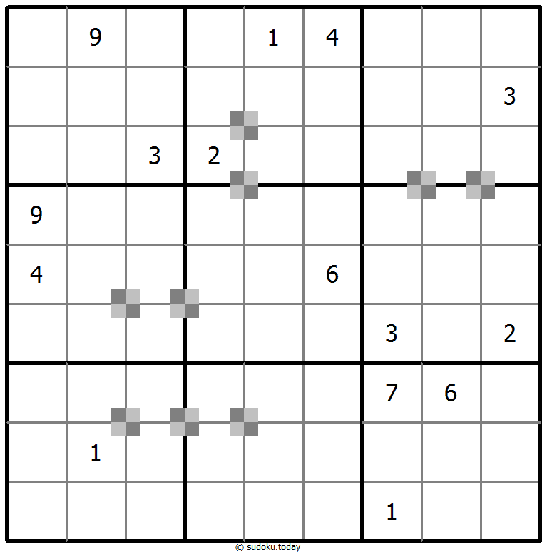 双色蛋糕数独 #64827