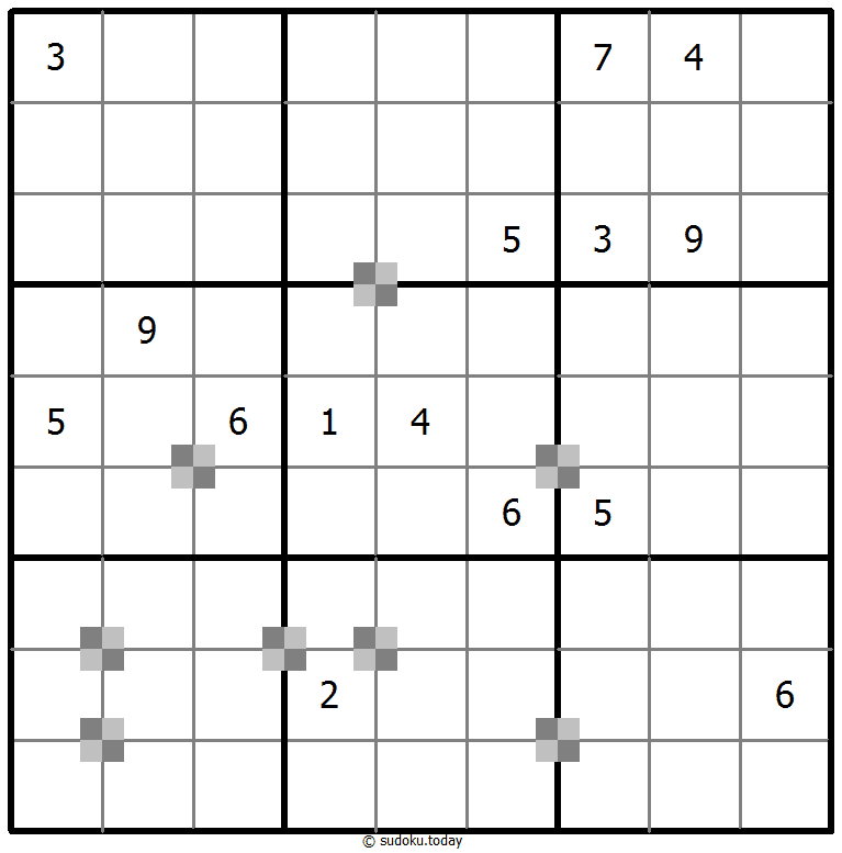 双色蛋糕数独 #64838