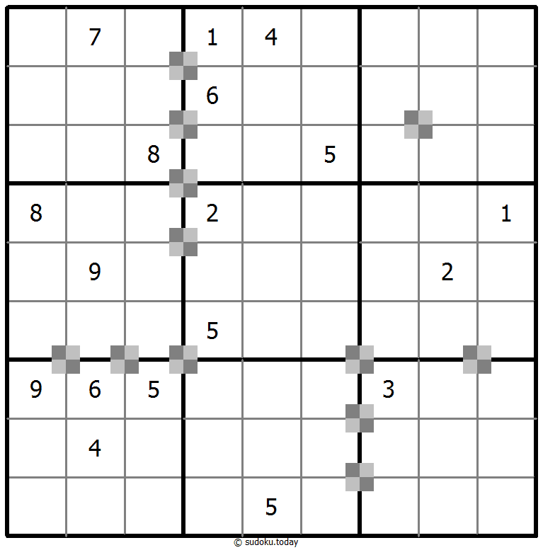 双色蛋糕数独 #64849