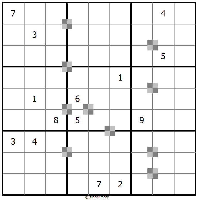 双色蛋糕数独 #64853