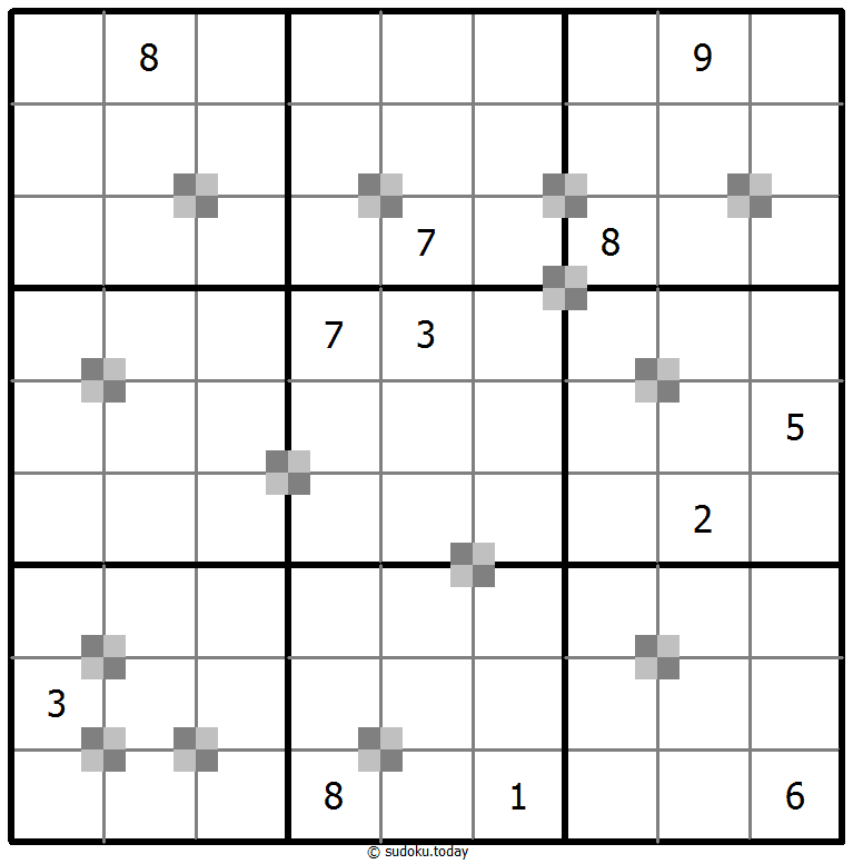 双色蛋糕数独 #64857