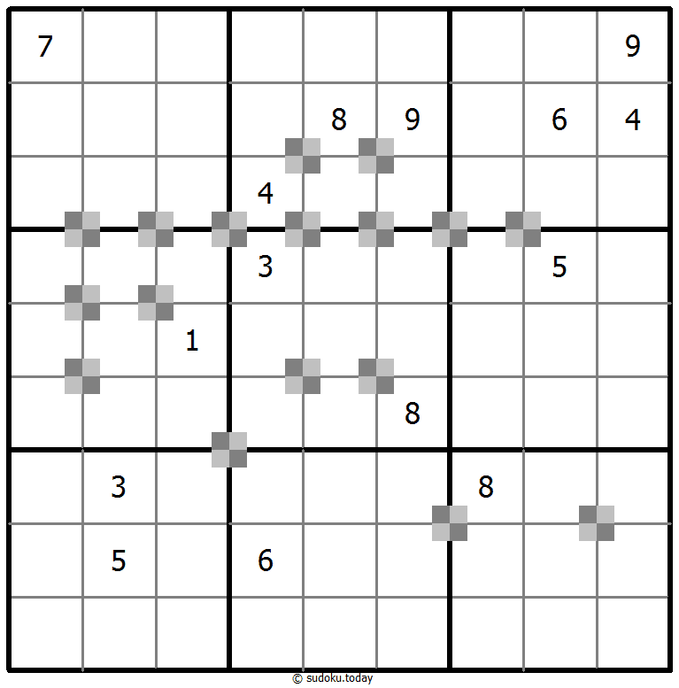 双色蛋糕数独 #64862