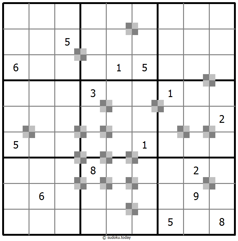 双色蛋糕数独 #64865