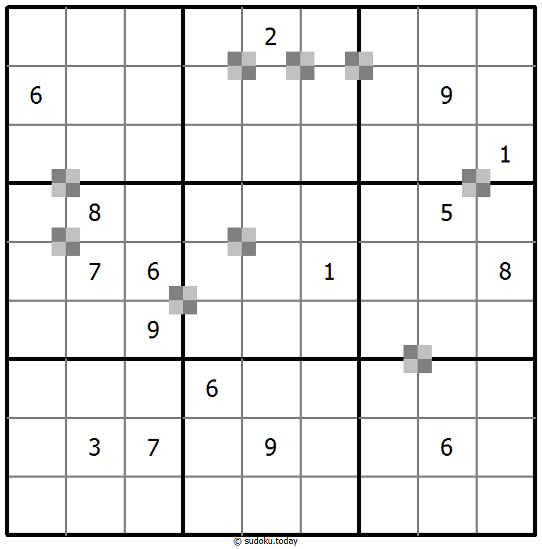 双色蛋糕数独 #64867