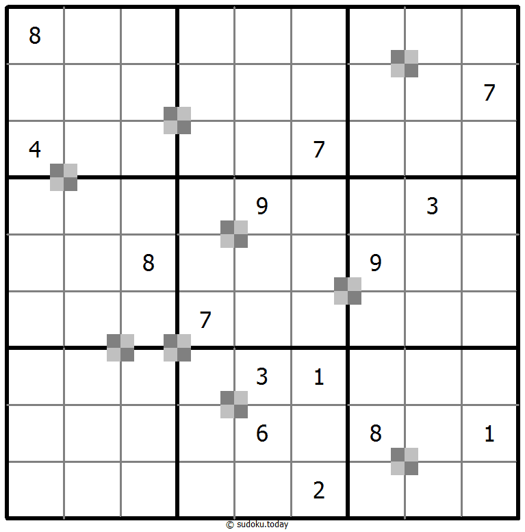 双色蛋糕数独 #64870