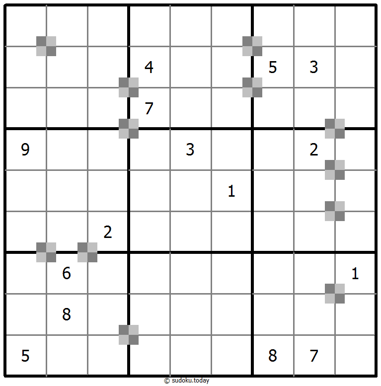 双色蛋糕数独 #64875