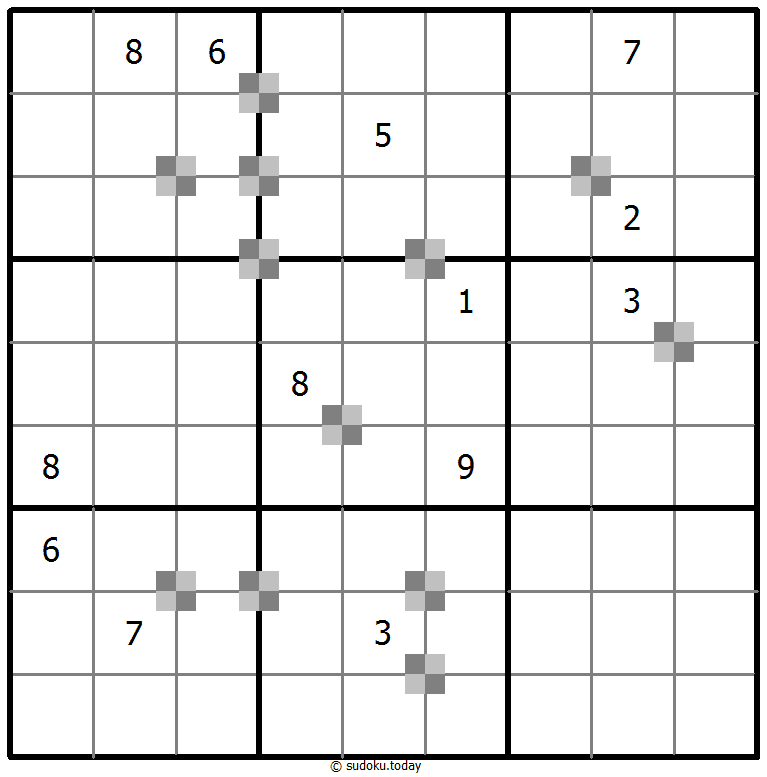 双色蛋糕数独 #64879