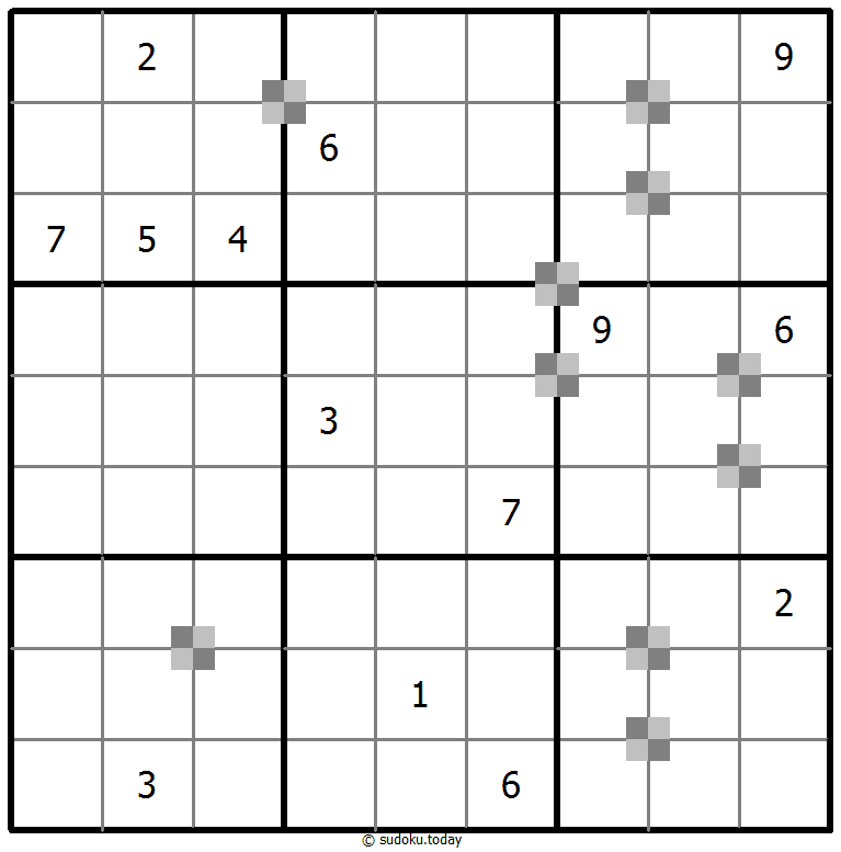 双色蛋糕数独 #64882
