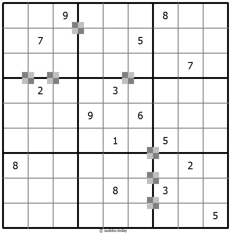 双色蛋糕数独 #64886